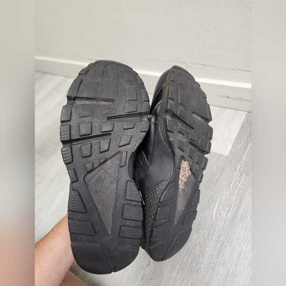 NIKE HUARACHE ALL BLACK SIZE 9🖤GREAT SHAPE - Picture 4 of 8